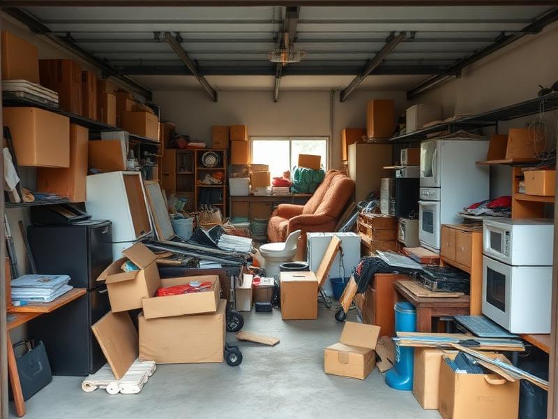 Garage Cleanout before